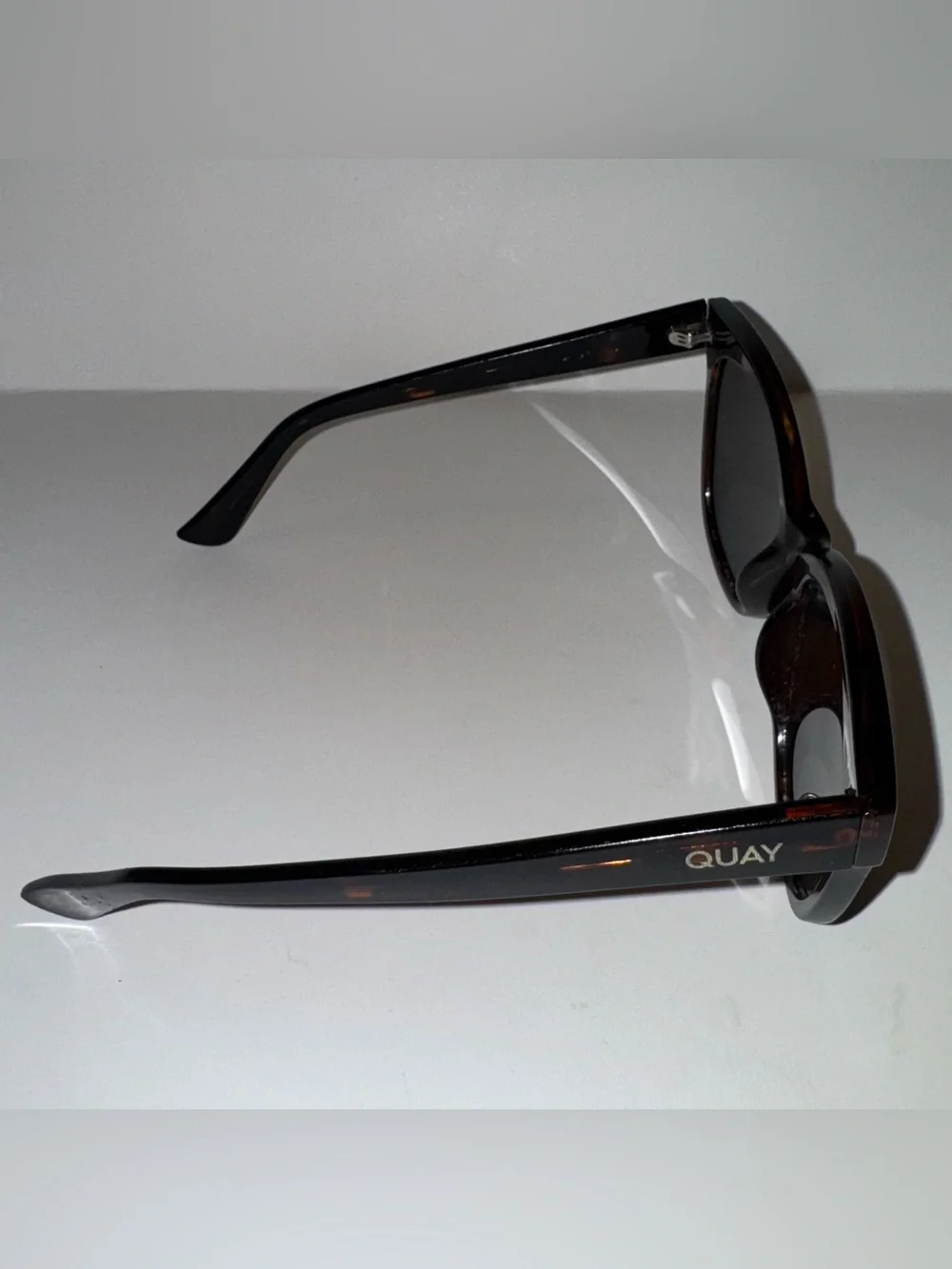 QUAY Australia It's My Way 55mm Cat Eye Sunglass Brown Orange Tortoise Shell